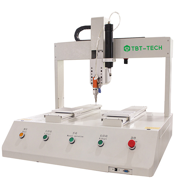 Desktop automatic glue dispenser with precision fluid dispensing systems for epoxy resin silicone uv glue automatic dispensing