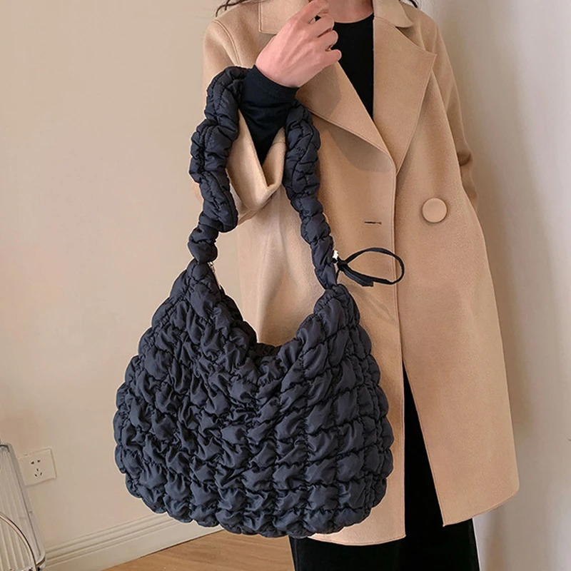 Designer bags Tote Bag Shoulder Large Capacity Quilted Padded Crossbody Pleated Bubbles Cloud Shoulder Bags Tote Bucket Bag Ruched Lady Handbags