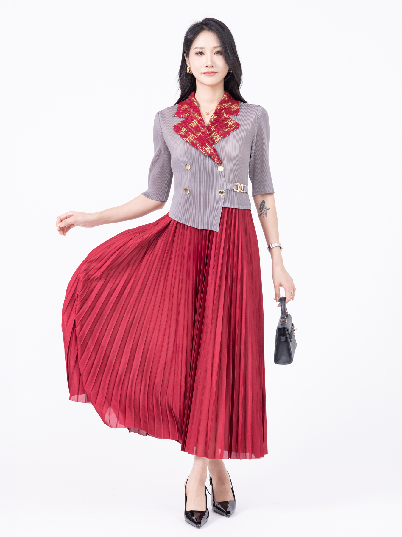 Women's Dresses Stylish Casual Daywear Dress Collection for Ladies Two pleated fake dresses ZR002