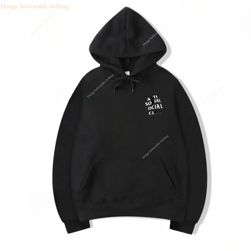 anti soccial New Designer Mens Hoodies Sweatshirts Luxury anti soccial club Hoodie Trendy Streetwear Spring Hip Hop Pull Sports Clothes Antisocial Club abc