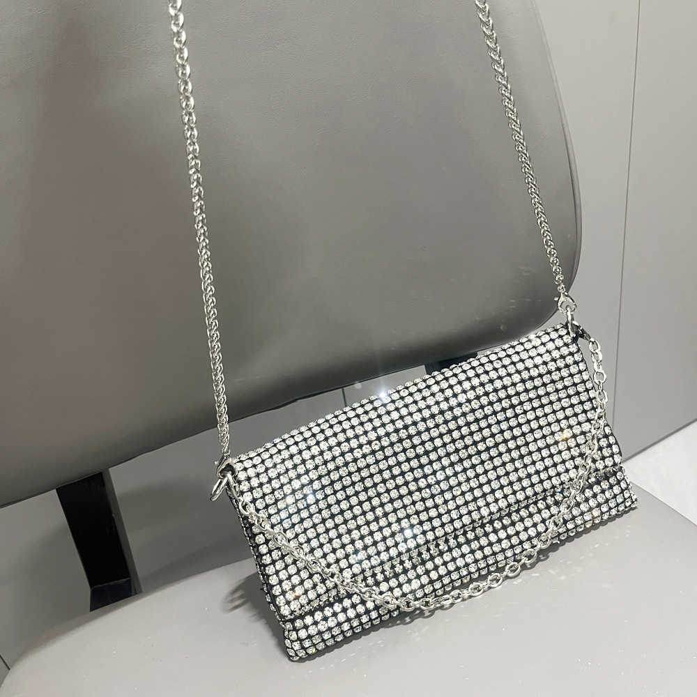 designer bag Women's bag shiny rhinestone handbag designer dinner bag chain bag mobile phone bag