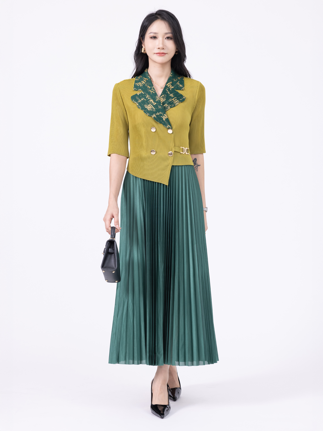 Women's Dresses Stylish Casual Daywear Dress Collection for Ladies Two pleated fake dresses ZR002