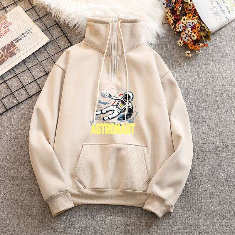 2023 New Half-Zipper Stand-Collar Sport Pullover Men's Fall Casual Fashion Jersey Trend