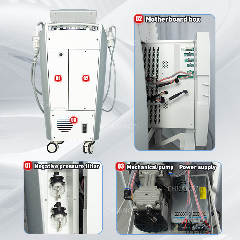 Multifunction 4D Cavitation RF Vacuum Slimming Machine for Cellulite Removal and Body Sculpting