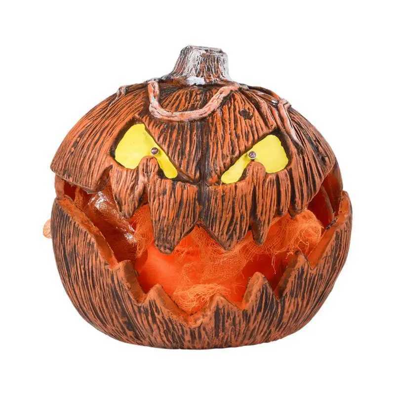 Halloween Gourd Pumpkin Lighting Halloween Gourd Jack-O-Lantern Decor Mouth Open Talking Halloween Pumpkin Lights For Indoor XJ250804