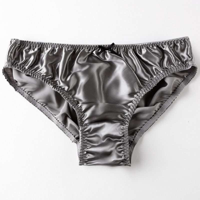 Women's Panties 4 PACK 100% Silk Women's Low Waist Print Underwear Briefs Lingerie Panties MS008 230424