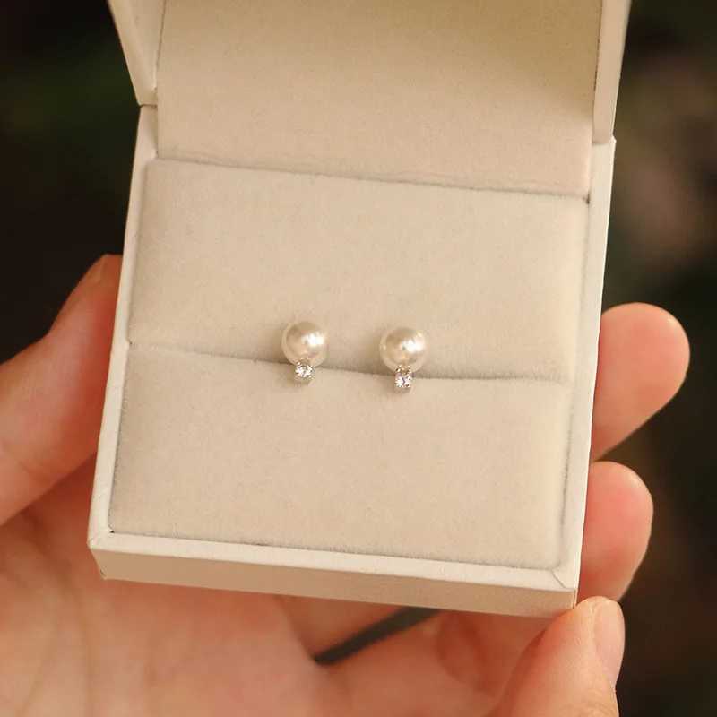 Fashion Delicate Imitation Pearl Earrings Bride Wedding Accessories Elegant Temperament Earrings New Trendy Women Jewelry Y250804
