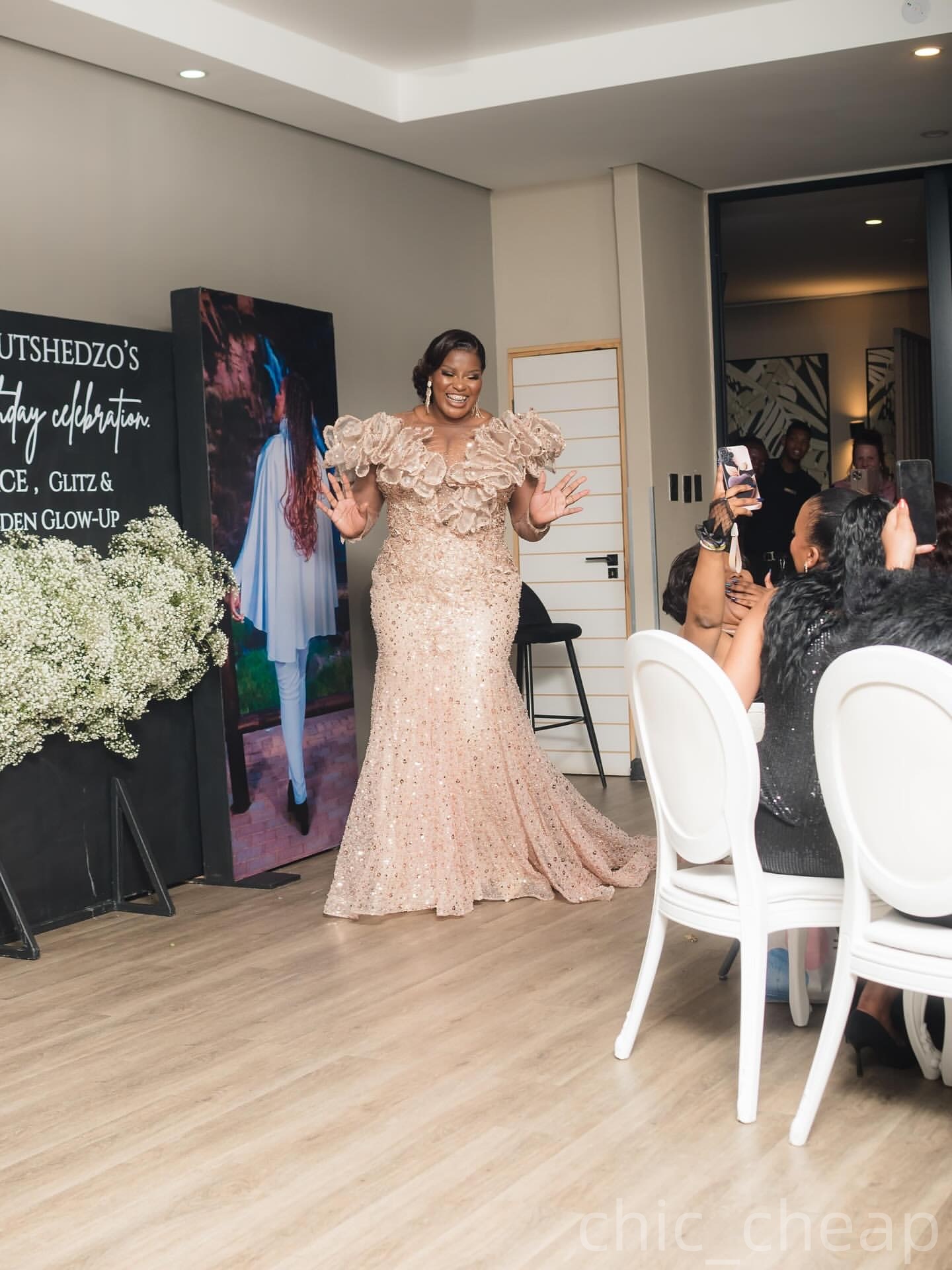 Mermaid Champagne Prom Dresses 2025 Beaded Lace Sequined Evening Formal Party Second Birthday Engagement Gowns Plus Size Dress For Special Occasions Z