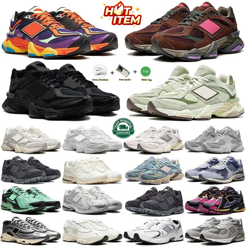 With Box New Running Shoes Pack Mens Sneakers Black White Metallic Gold Leather Reflection Desert Tan Womens Running Shoes Trainers 36-45