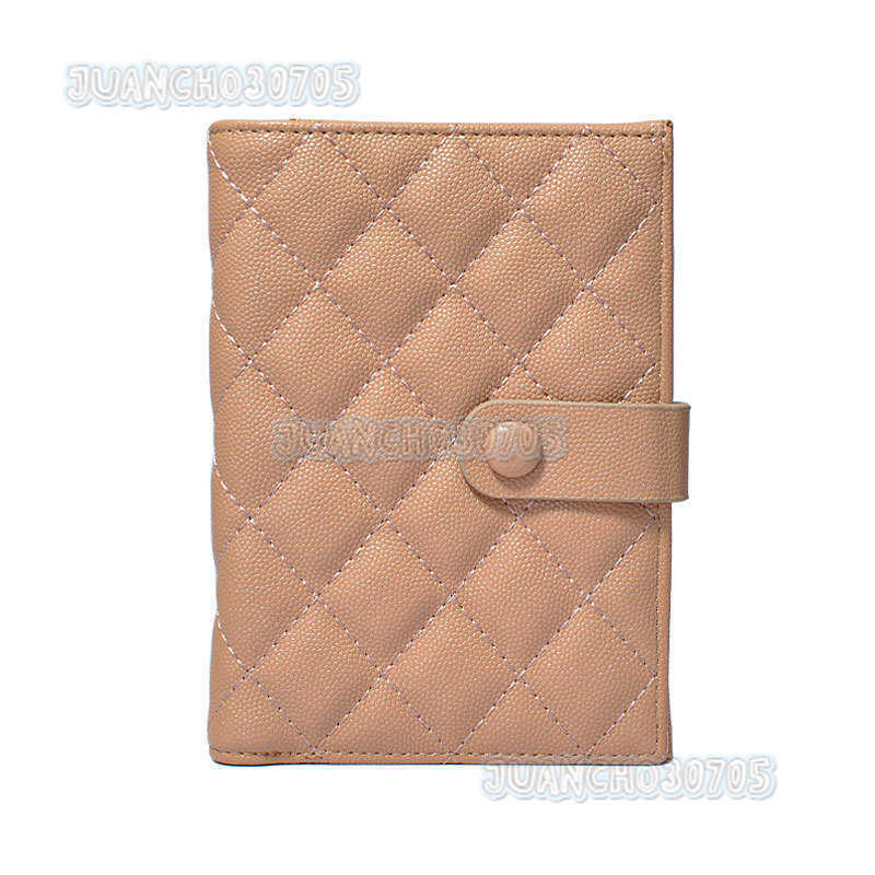 2025 New Caviar Leather Passport Holder Zipper Short Travel Passport Bag Multi-functional Document Organizer H250806