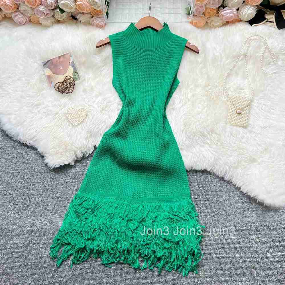 YuooMuoo Women Dress New Summer Fashion Sexy Openwork Stitching Sleeveless Bodycon Party Dress Korean Lady Beach Vestidos