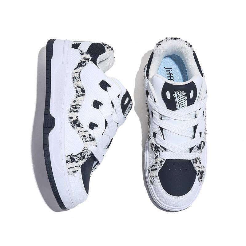 Jifffly Men's Sneakers 2025 Summer New White Ins Niche Fashion Trend Casual Sports Shoes for Women