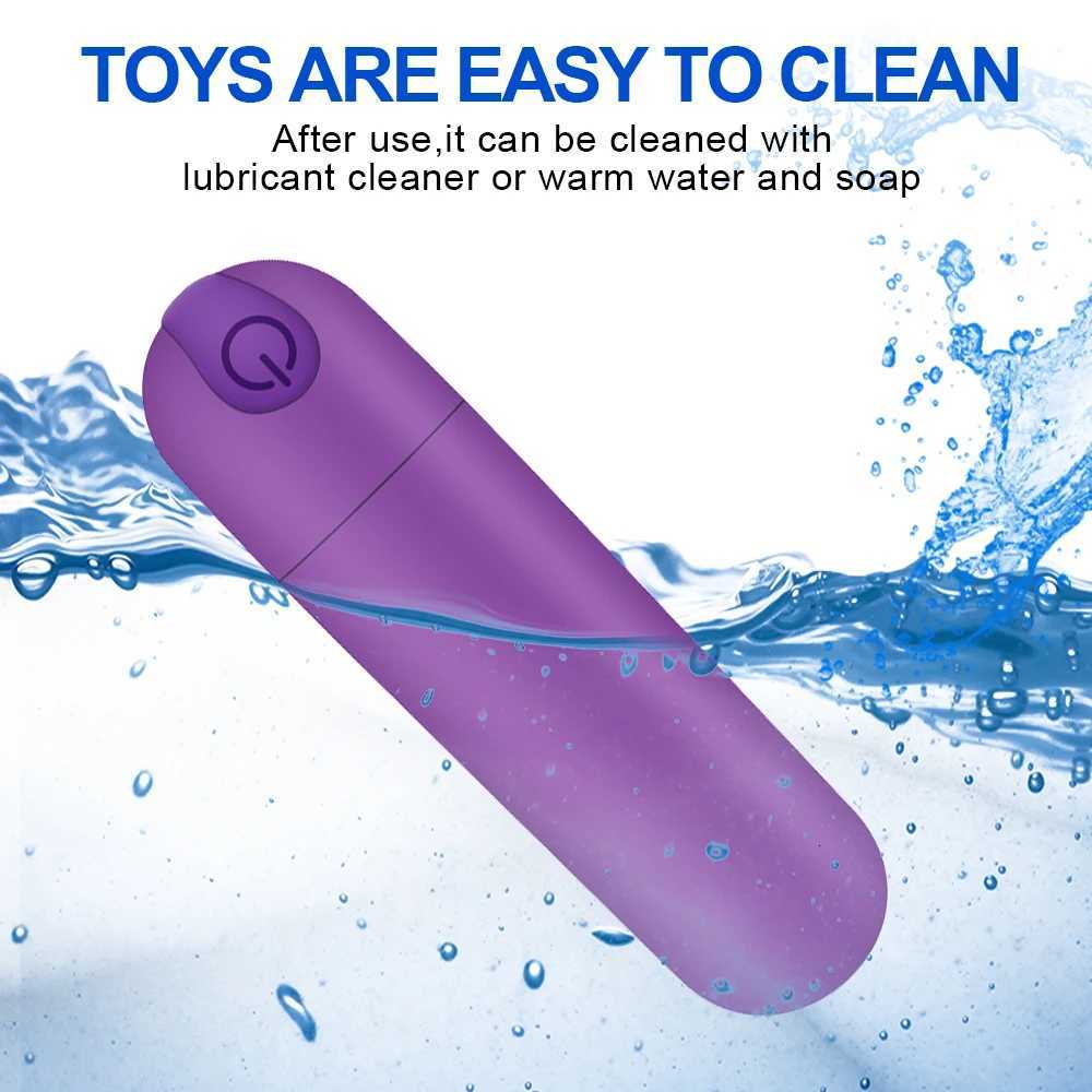 USB Charge Mini Powerful Bullet Vibrator Adult Sex Toys for Women Clitoral Stimulator Vaginal G Spot Vibrators Erotic MasturbationXJ250806