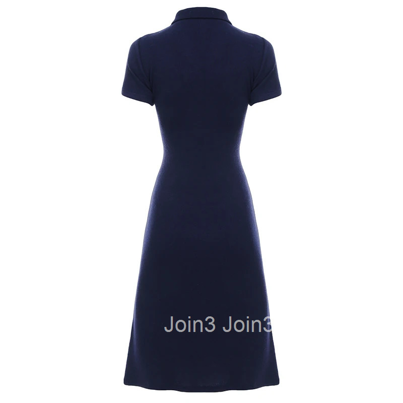 Solid Elegant Button Women Causal Simple Dresses Office Lady Fashion Trendy French Chic Dresses