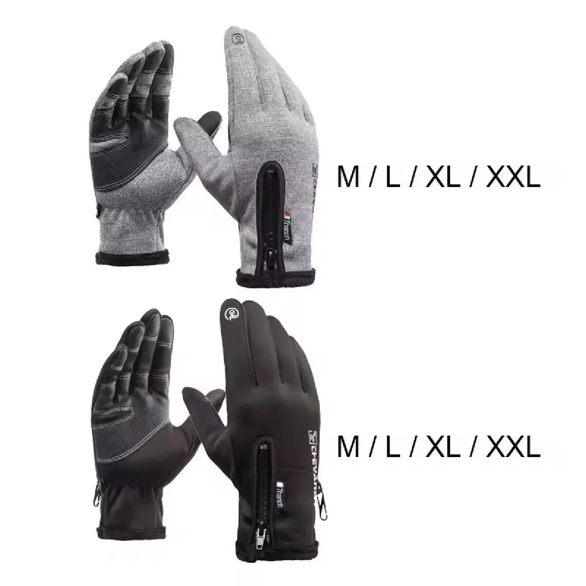 Outdoor Winter Gloves Motorcycle Gloves With Fleece Lined Touch Screen Snow Glove Waterproof Thermal Gloves For Riding 250806