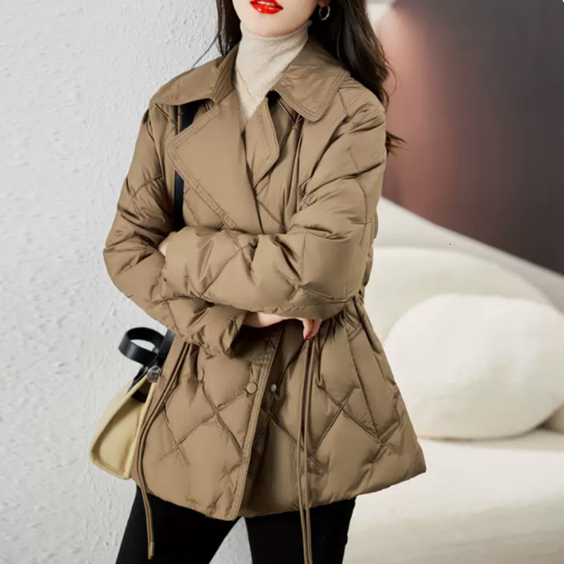 Jacket for Women, High-End Feel, Winter Short New Chinese Little Style, Lightweight Duck Down Coat, Pinghu