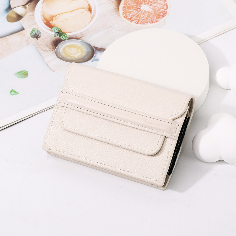 Holder for Women New Multi-Card Slot Compact Wallet ID Organizer High-End Large Capacity Card Clip