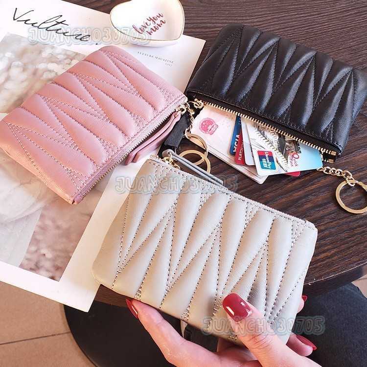 Mini Wallet for Women Compact Leather Wallet Short Genuine Leather Coin Purse 2025 New Simple Zipper Wallet H250806