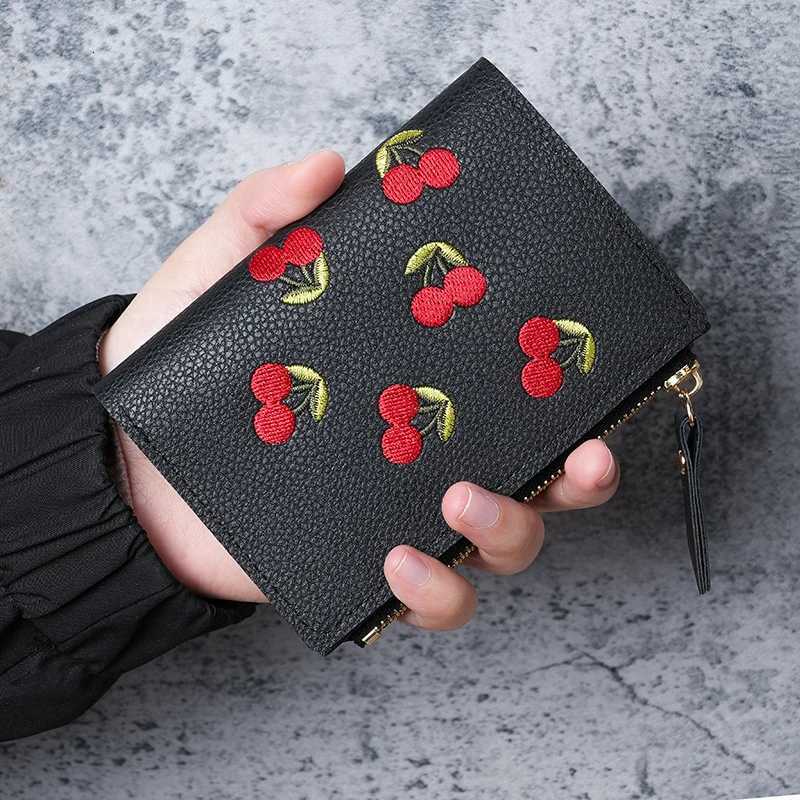 Factory direct cross-border trade wholesale change handbag 2025 fashion embroidery buckle card bag student walletXJ250806