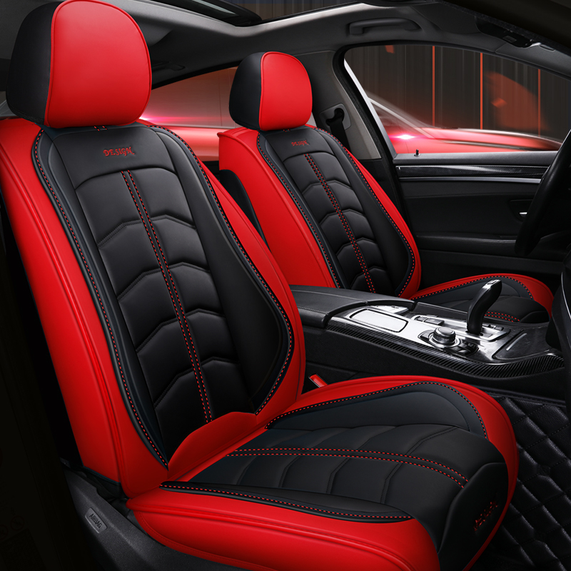 Enhance Interior Style: Custom Fit SOGLOTY Leatherette Auto Seating Upholstery