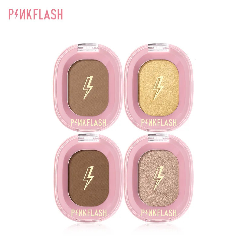 PINKFLASH Makeup Highlighter Matte Contour Powder Shimmer Highlighters Long Lasting Face Bronzer Beauty Highlight Palette 250730