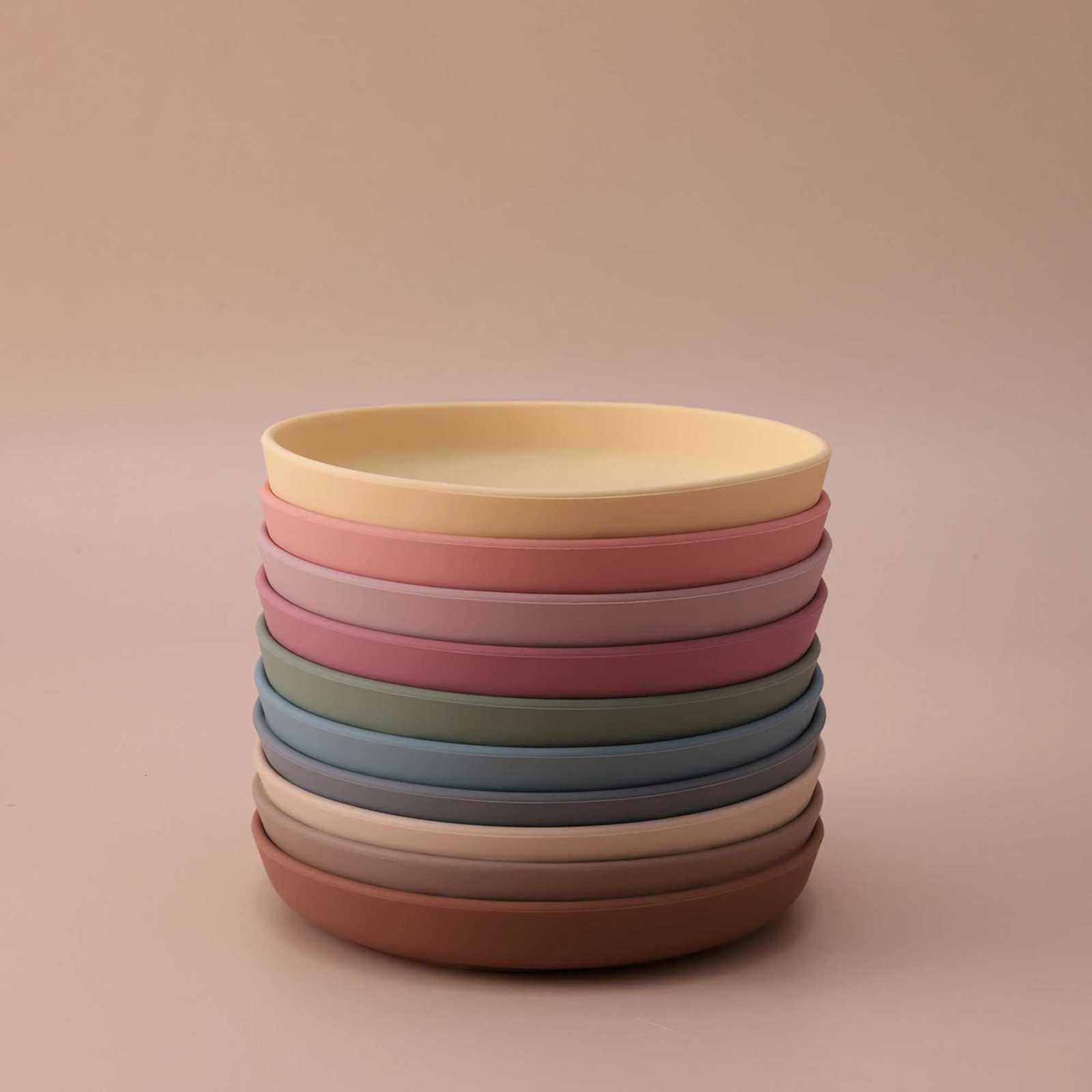 1PCS Food Grade Silicone Infant Plate Suction Feeding Bowl Baby Dishes Waterproof Newborn Essentials BPA Free Accessories X250806