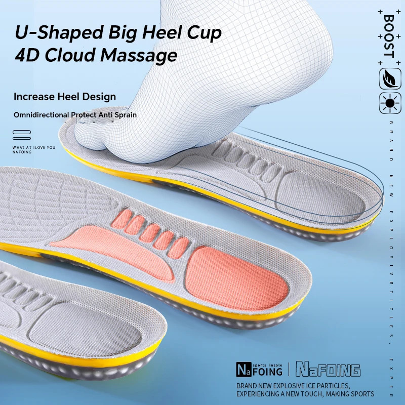 Sport Insoles Arch Support Breathable Technology Shock Absorption Shoes Pad Outdoor Running Rzoom Air Cushion Insole 250805