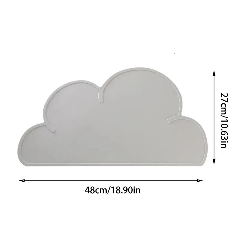 Pet Feeding Mat for Cats and Dogs with Nonspill Nonslip Waterproof Leakage Food Easy to Clean Silicone Placemats 250805