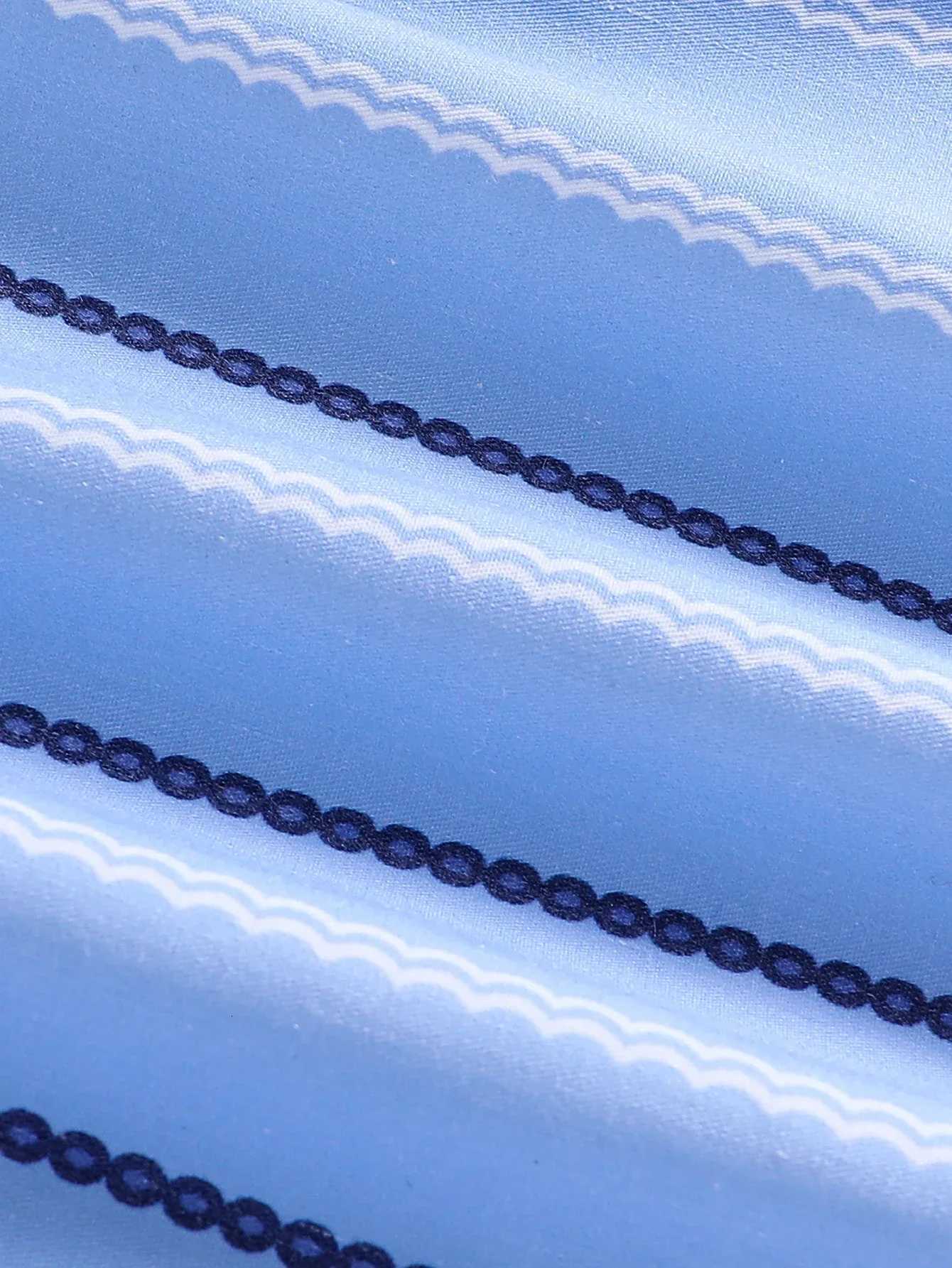 Boys Shirt Blue Striped Long Sleeved Shirt Childrens Casual Shirt School Uniform Party Wear Soft Comfortable Size sh-16Y X250806