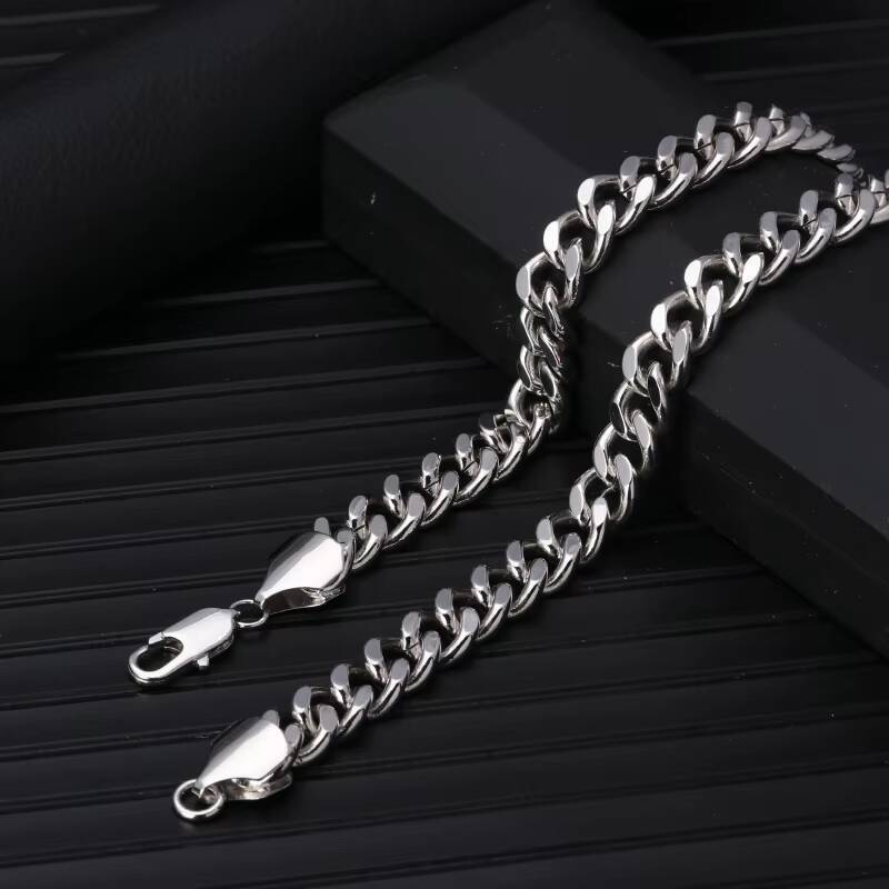 10MM Amuse Jewelry Hip Hop High Quality Miami Cuban Link Brass Gold Plated Cuban Link Chain Custom Cuban Chain Necklace