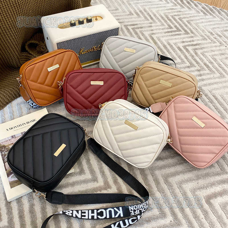 Bag Womens Bag 2025 New Small Square Bag Womens Shoulder Bag Fashion Diagonal Cross Bag Small Bag Zero Wallet H250806