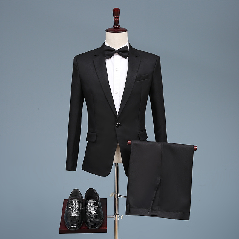 H826Business casual groomsmen suits professional formal men's