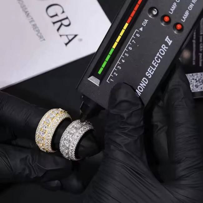 Mens 14K Gold Fine Jewelry Rings Trendy Fashion Cuban Hip Hop Style Diamond Rings Popular for Drop-shippping