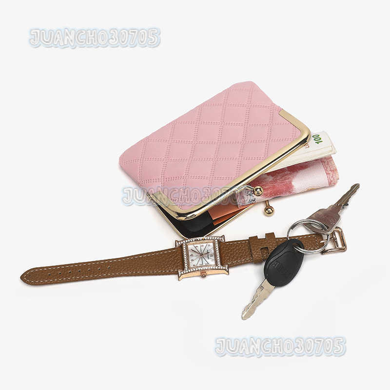 2025 New Clip Wallet Coin Purse Small Wallet Coin Bag Coin Key Card Holder Mini Bag H250806