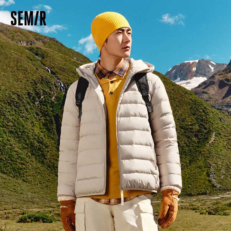Polished Down Jacket Men 2023 Winter New Trendy Windproof Waterproof Lightweight Coat W250806