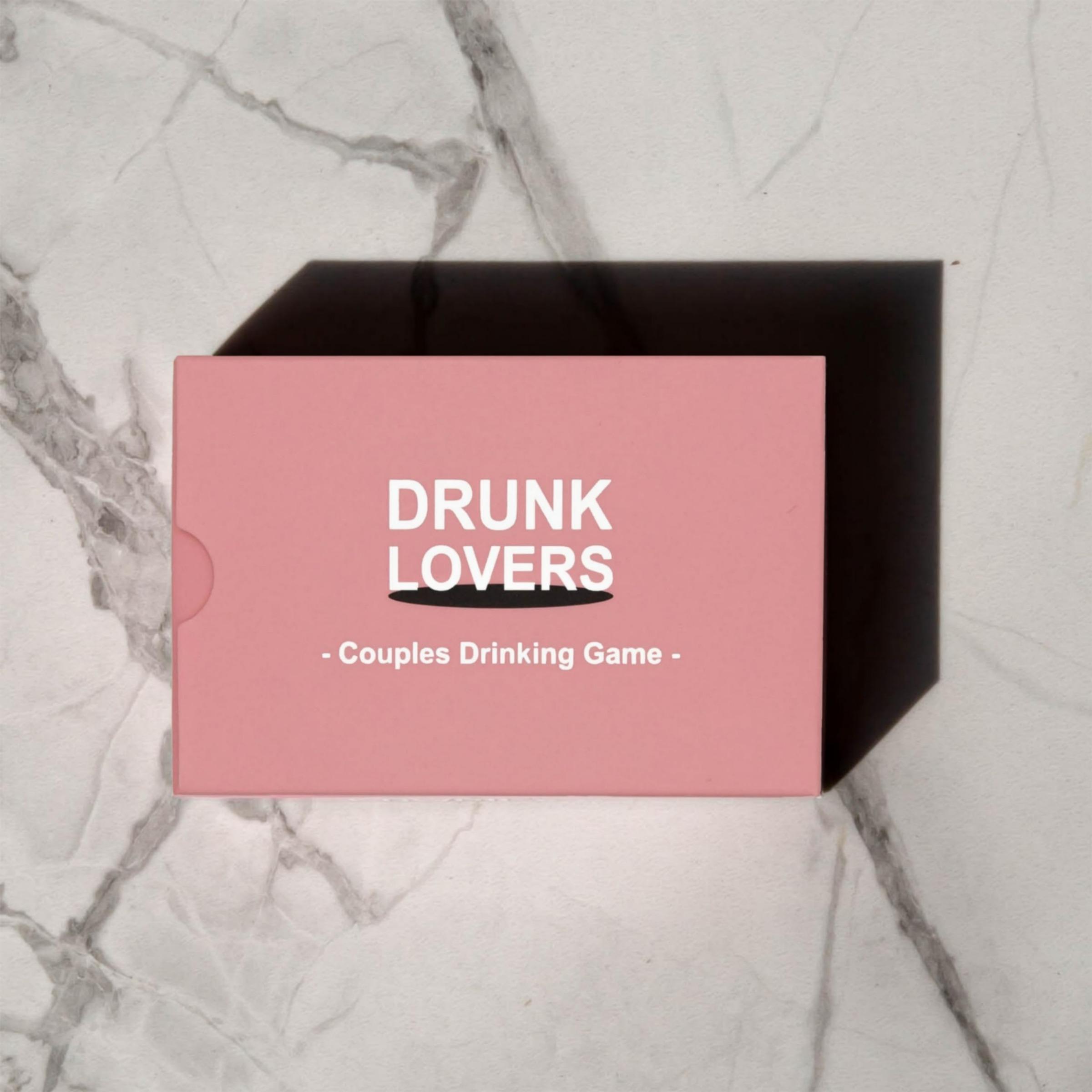 Drunk Love Couple - Matching Date Night Drinking Game, 54 Cards of Couple Party Cards, Fun Game to Enhance Relationships, Perfect Anniversary Gift