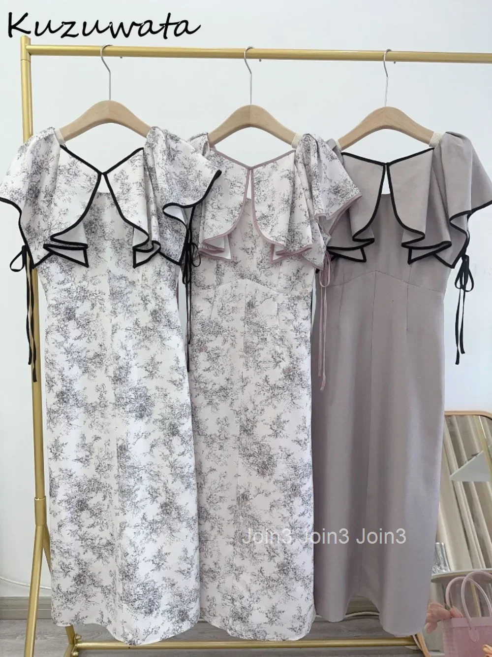 Elegant Ruffled Sleeveless High Waist Robe Slim Fit Print Panelled Pullover Vestidos Japan New Casual Lace Up Dress