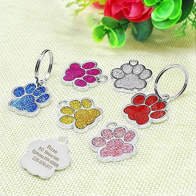 Free Engraving Name Tag Customized Dog Tag Personalized Phone Adress Pet Anti-Lost Dog Accessories Puppy Pendant Cat Dog Id Tags 250805