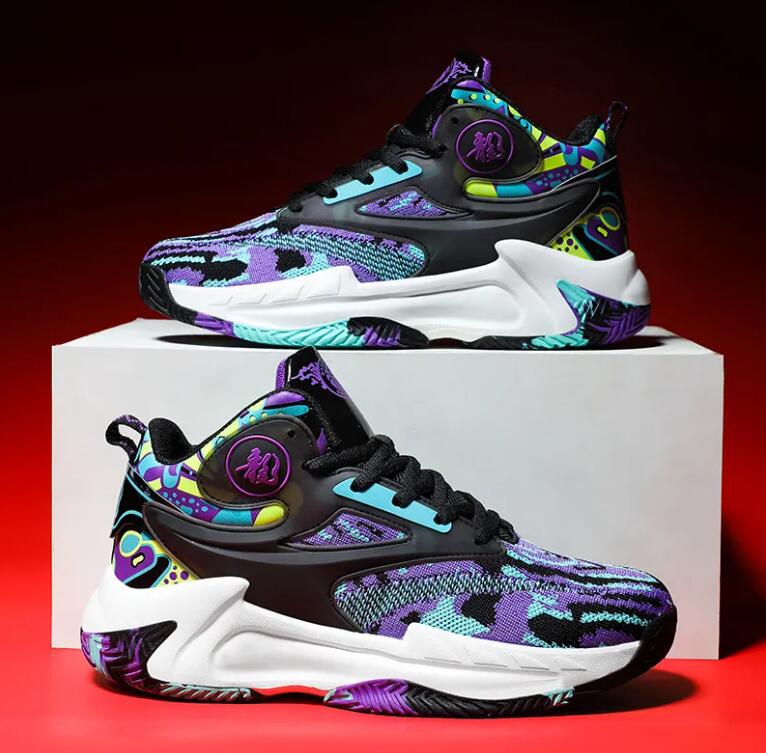 New Basketball Shoes sneaker Men's Sports Anti-Slip Abrasion Resistant Training Competition Shoes Z 8.2-2