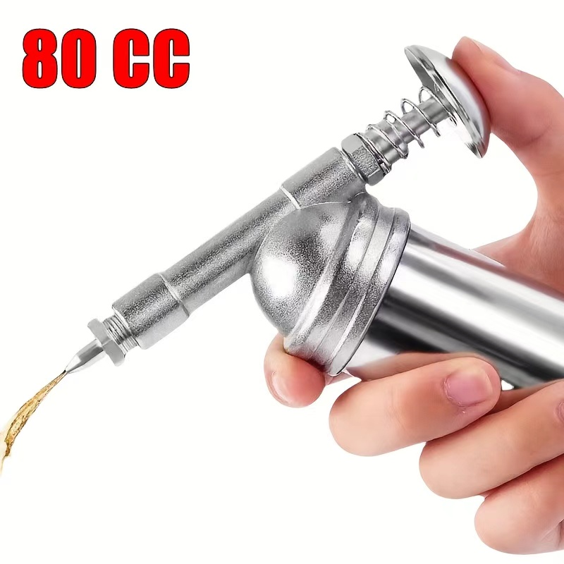 Mini Grease Gun Kit Bicycle Push-Type| One Handed Operation/80cc/3oz