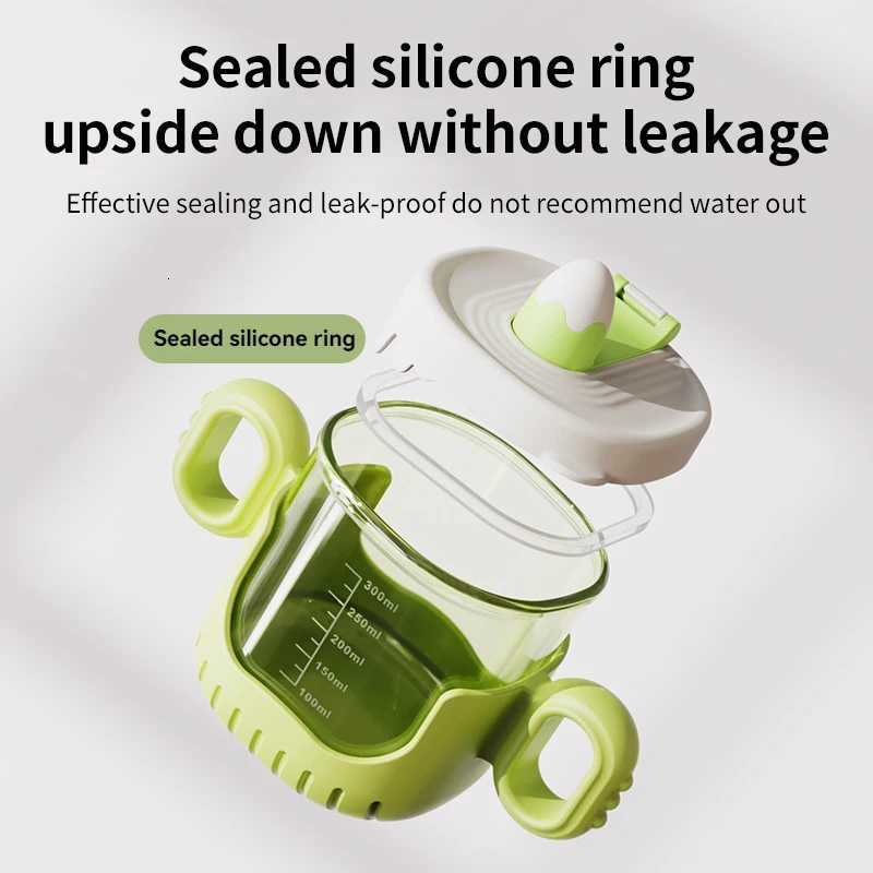 1-3 Years Old Childrens Drinking Cup Baby Drinking Cup Sippy Cup Drop Proof Removable Milk Cup with Graduated Handle X250806