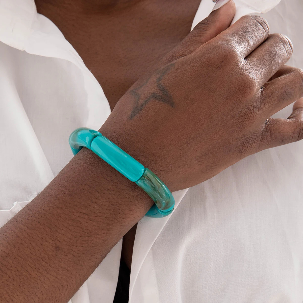 Tocona Trendy Bamboo Section Bracelet Gold Silver Colour For Women Boho Bracelets Set Wristband Jewelry Accessories 250805