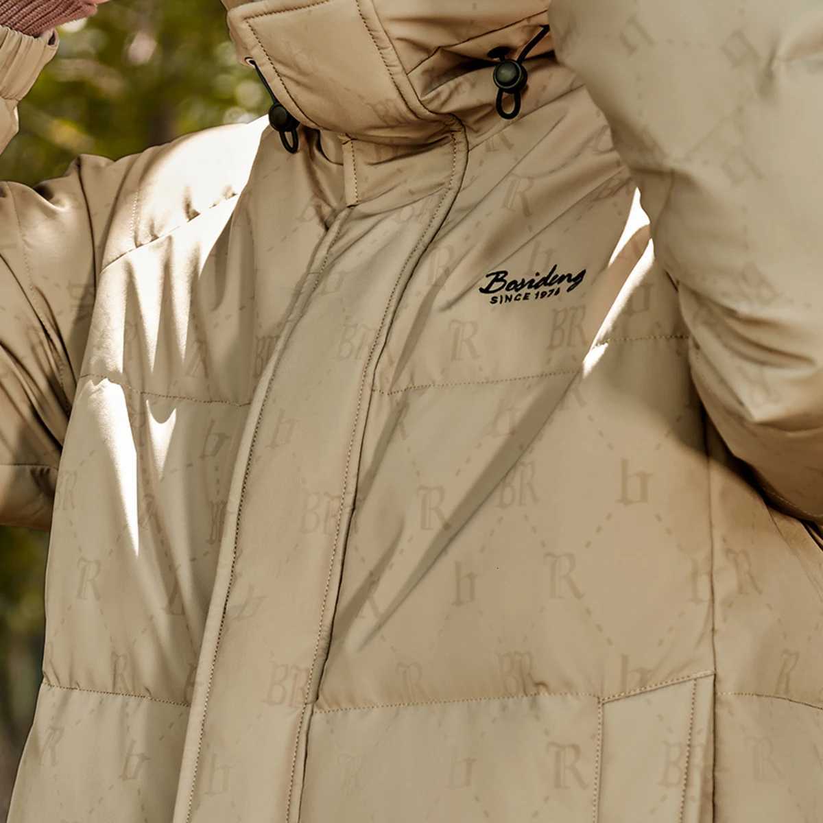 90% down jacket for men by BOSIDENG Winter Jacket Long Duck Down Jacket thick warm outerwear Puffer Jacket hooded warm coat W250806