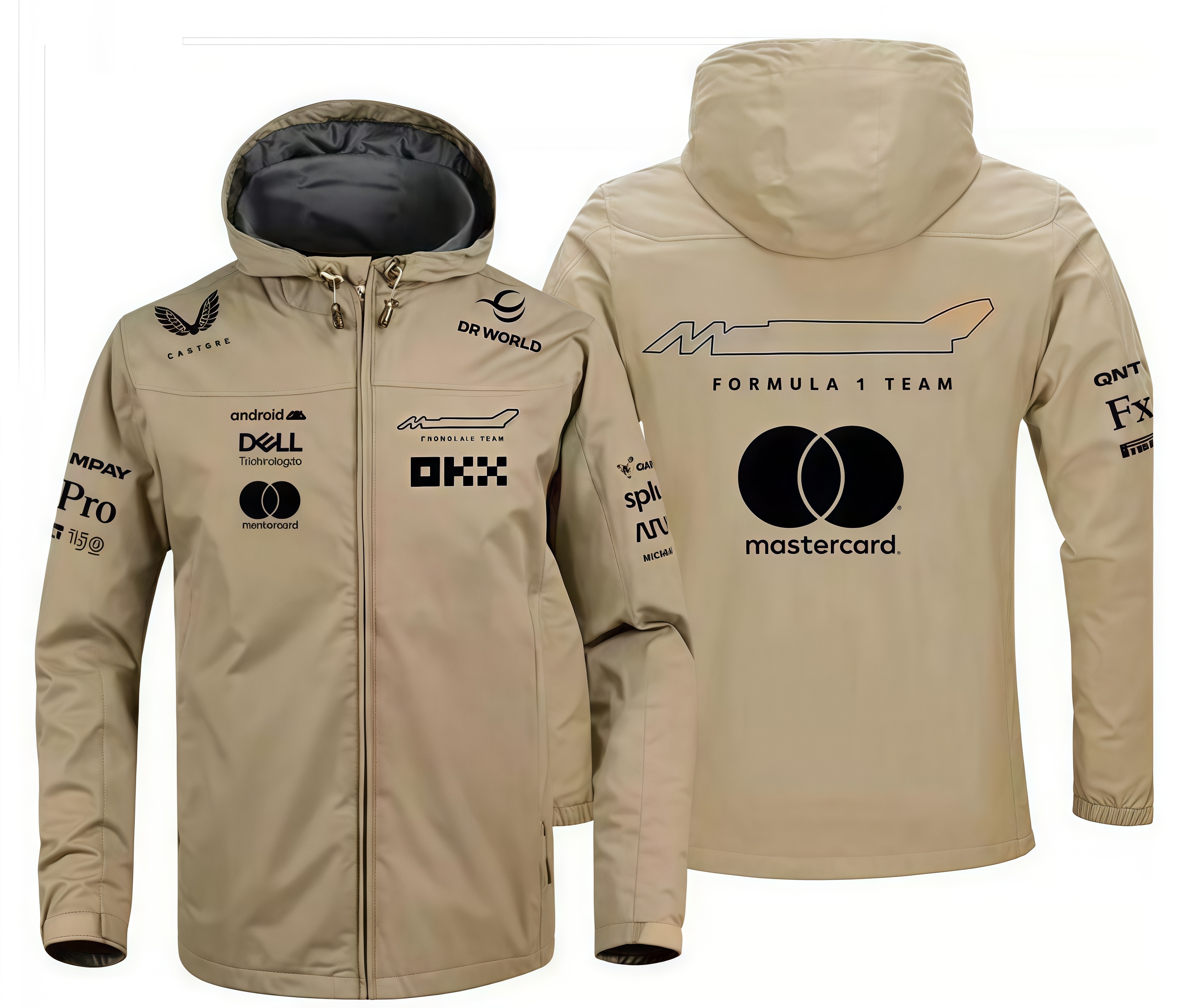 F1 Racing Jacket Formula 1 F1 Logo Waterproof Hoodie
