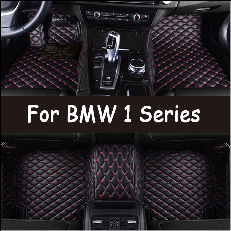 Custom 3D Car Floor Mats for BW 1 Series E88 F20 4 Door Interior Accessories Carpet Artificial Leather