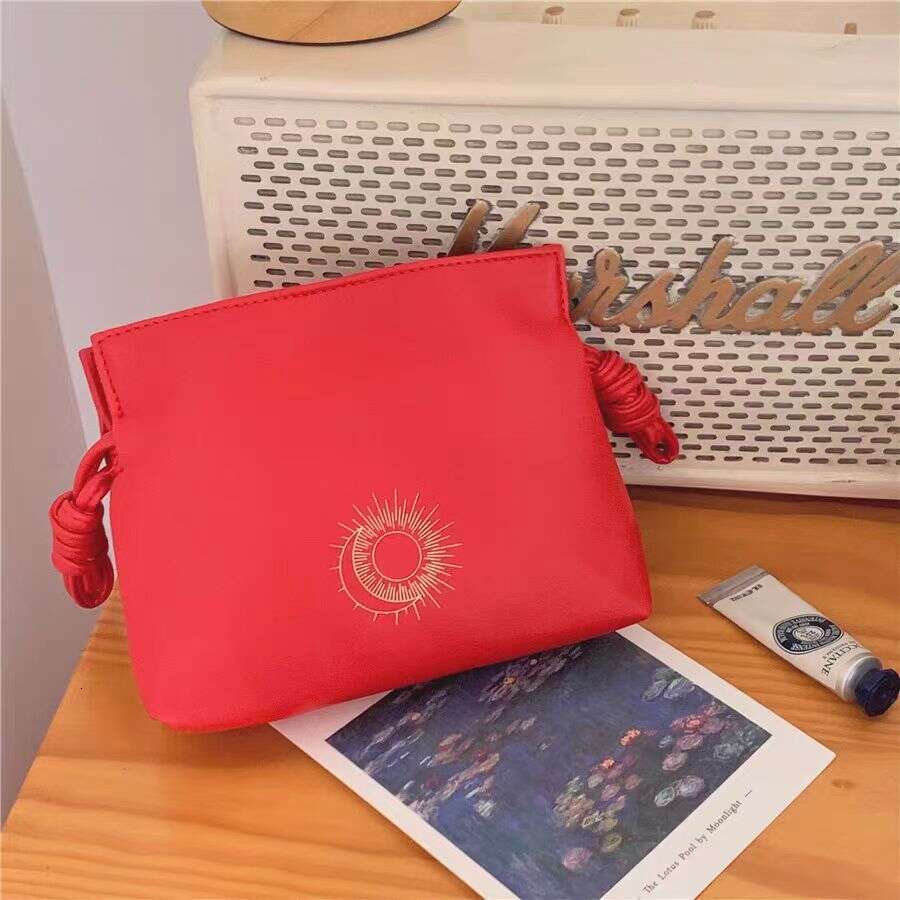 Designer Bag Tote bag Shoulder bag Makeup Festive Red New Style Lucky Clutch Waterproof Lipstick Key Storage Dumpling