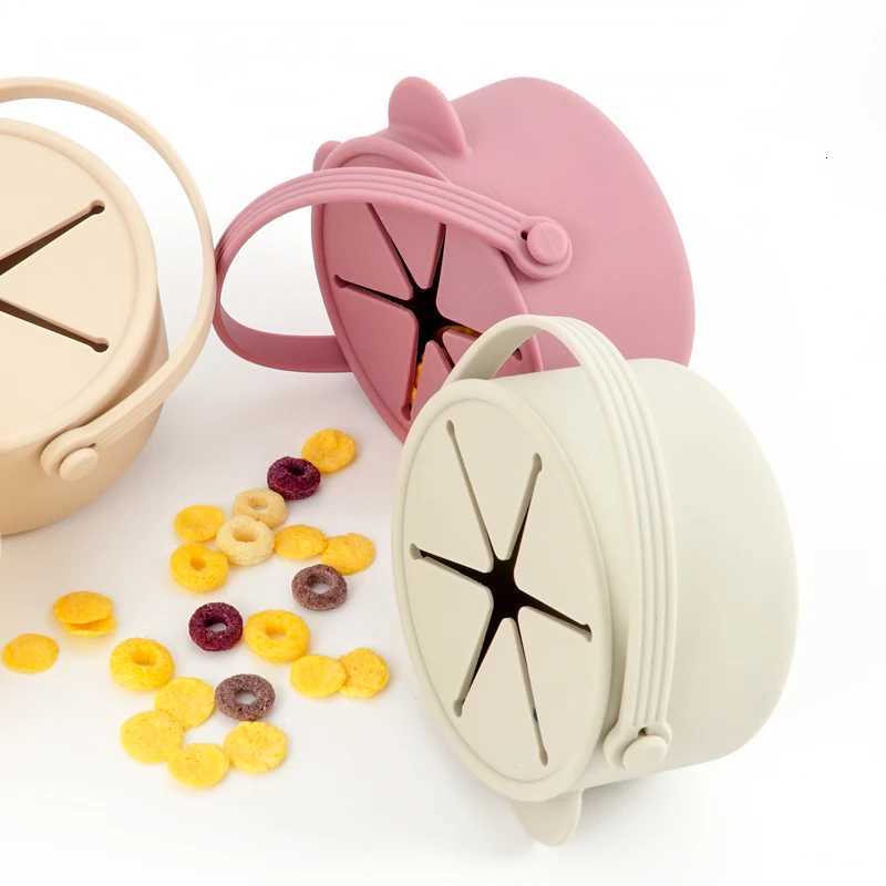 Portable Toddler Kids Container Cup Feeding Snack Cup Newborn Snack Storage Cup With Lid Snack Box Baby Stuff X250806
