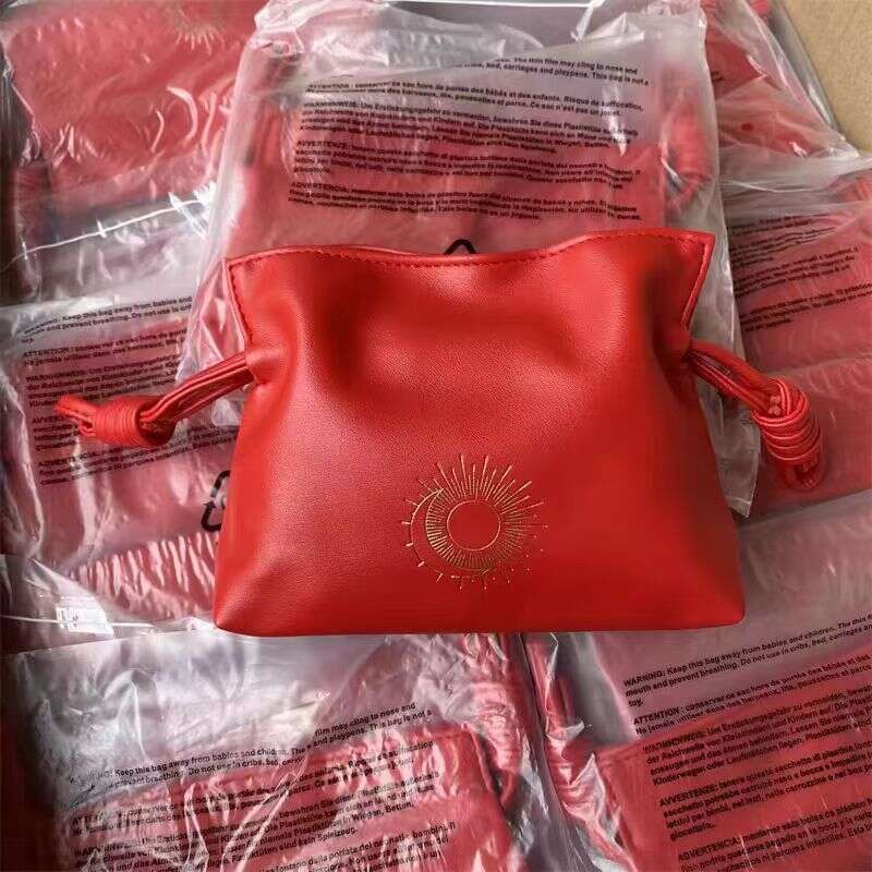 Designer Bag Tote bag Shoulder bag Makeup Festive Red New Style Lucky Clutch Waterproof Lipstick Key Storage Dumpling