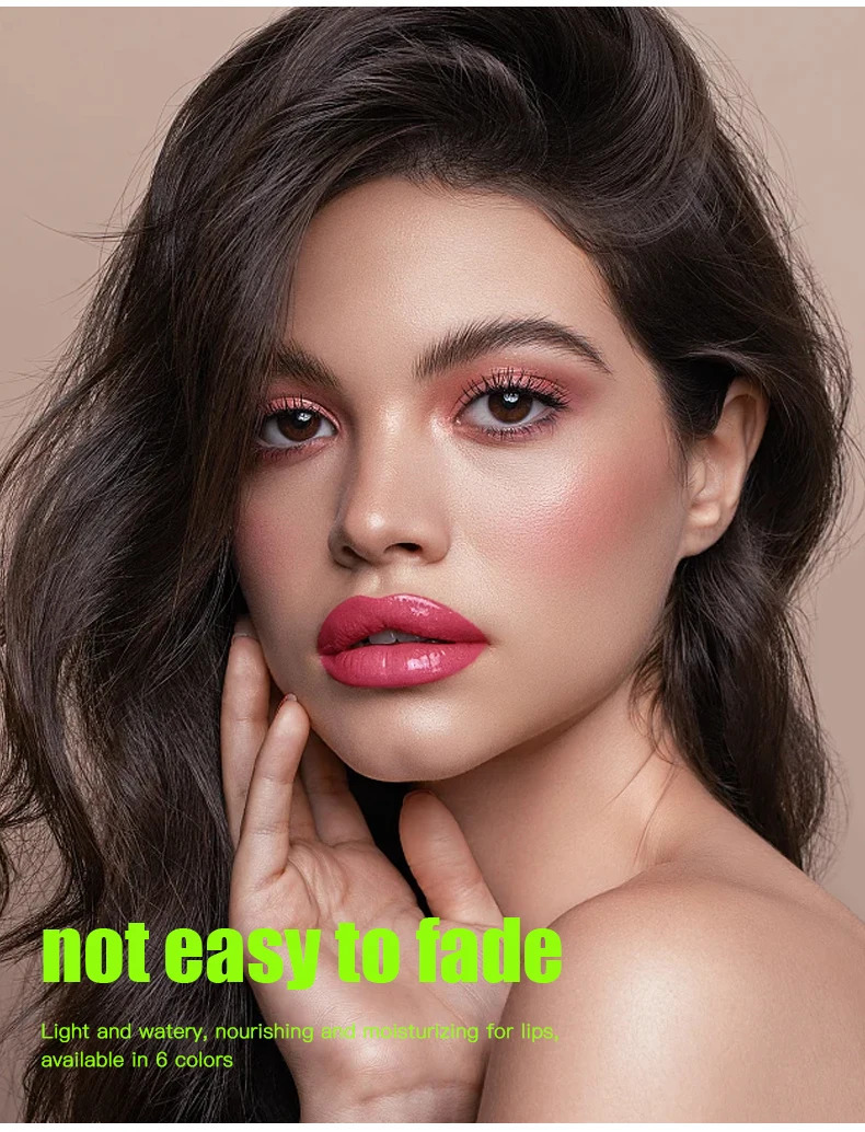 6-tone lip gloss luminous oil lip gloss transparent liquid lip gloss natural lip enhancer make lips 250805
