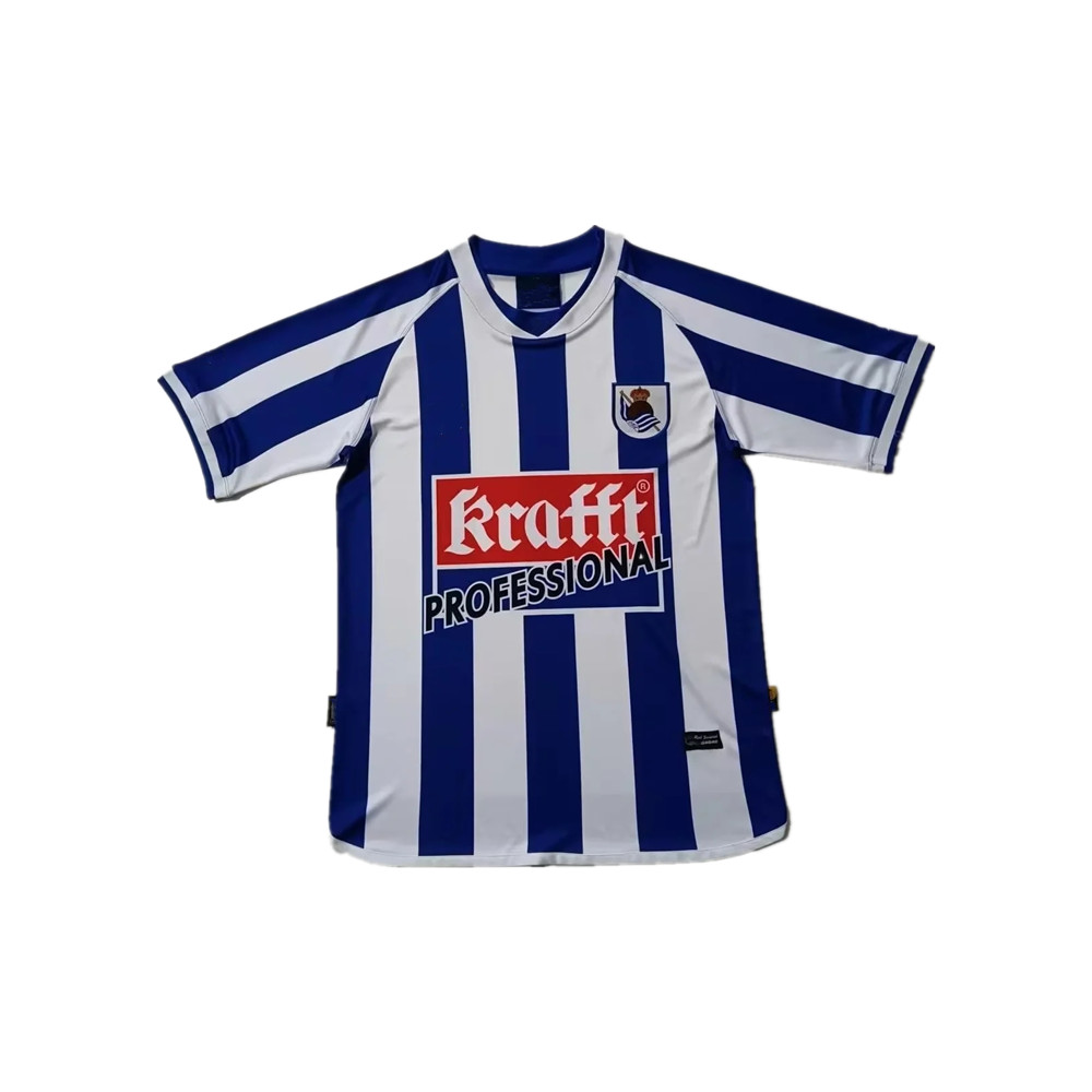 REAL Sociedad retro Soccer Jerseys SORLOTH OYARZABAL SILVA Football Shirt 94 95 03 04 SADIQ ILLARRA MERINO FDEZ camiseta BARRENE BRAIS MENDEZ Men kids uniform YTU